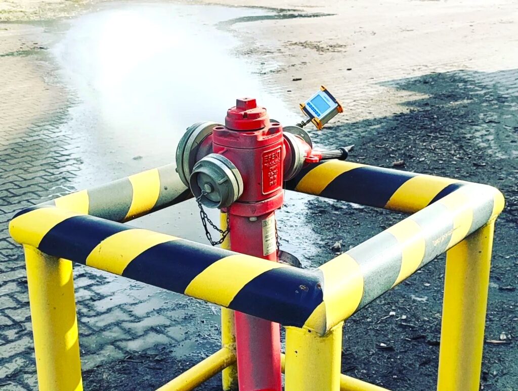 Pomiar dwóch hydrantów jednocześnie